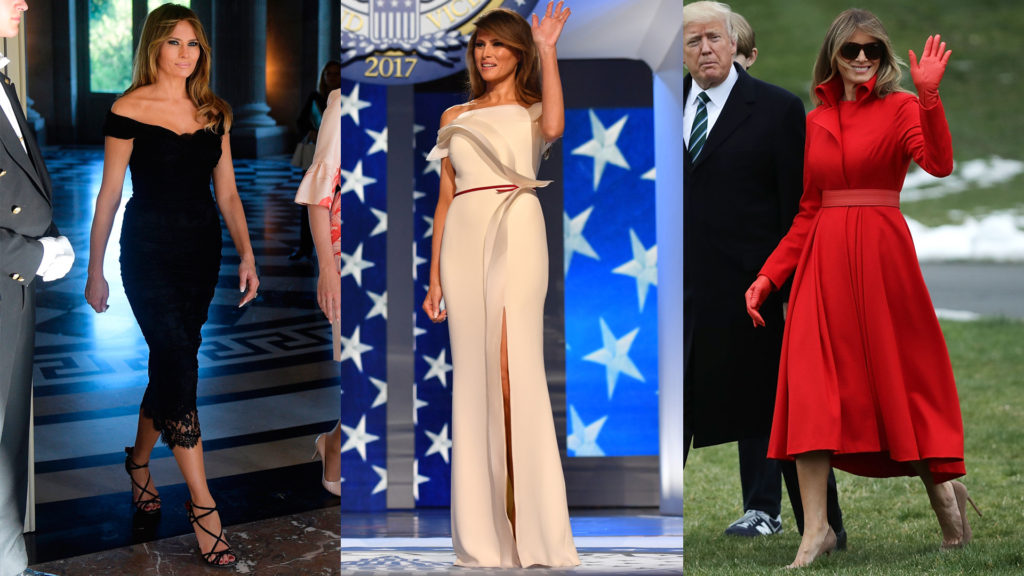 Resultado de imagen de Los mejores outfits de melania trump"